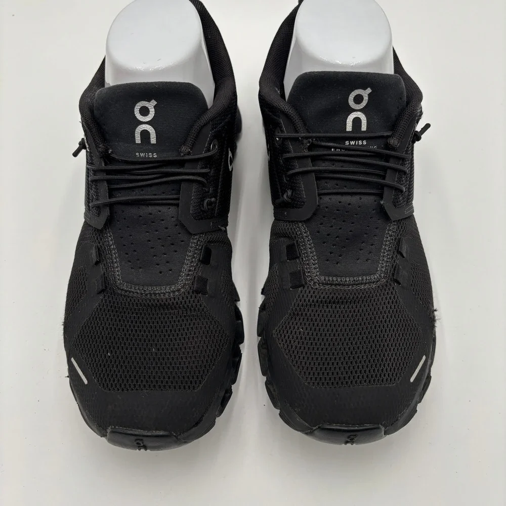 On Cloud Women's Running Shoes Black Mesh Sneakers Size 8 (Swiss Engineering) - Picture 5 of 9